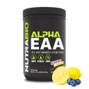 NutraBio Alpha EAA - 全日氨基酸促进肌肉生长和水分 - 具有诺托品和适应性的基本氨基酸 - 全谱EAA BCAA粉 - 30 services - 蓝莓柠檬酸