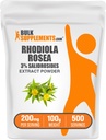 Bulk Assupports.com Rhodiola 抽取粉末 - 3% Salidrosides, Rhodiola Rosea 抽取 - 草药补充剂, Gluten Free, 200 mg / service, 100g (3.5 oz) (Pack of 1)