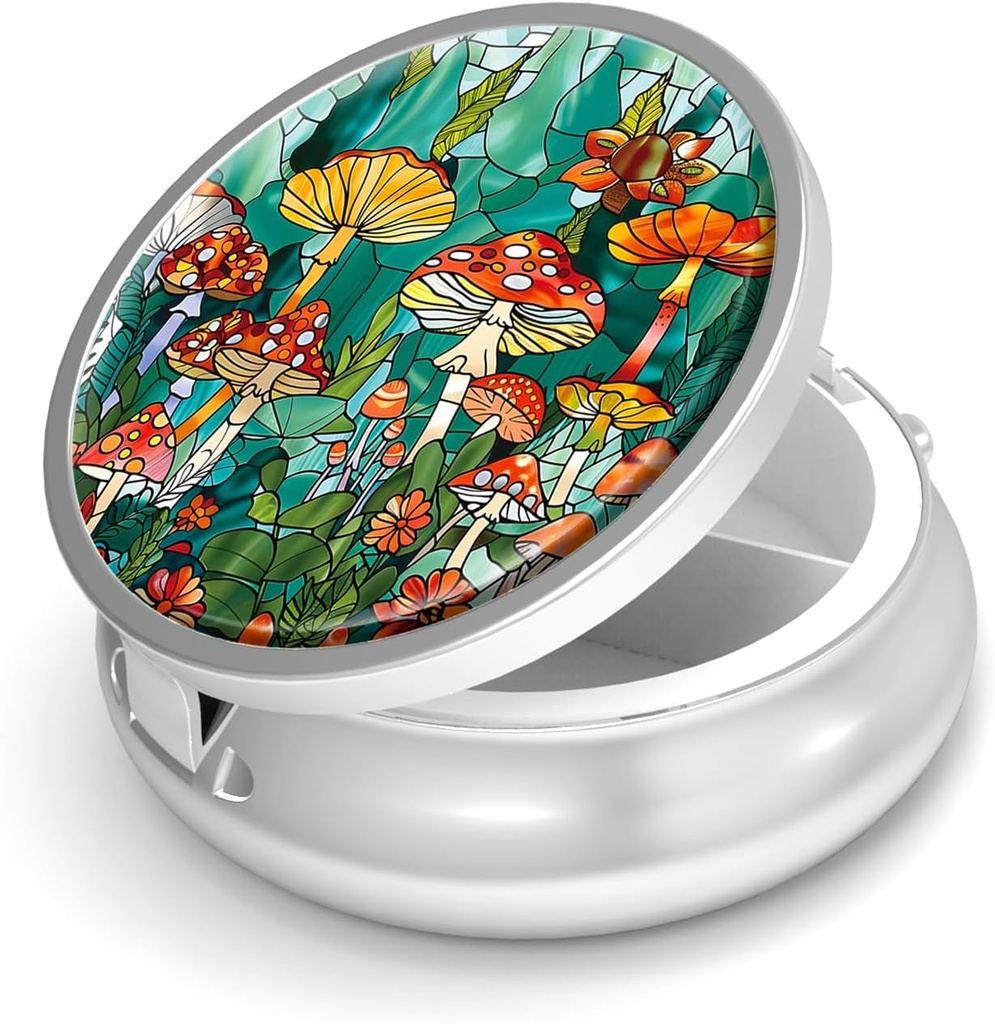 Pill Box-3 Purse & Pocket Minial Pill Holder 旅行用Pill容器的模拟小药箱