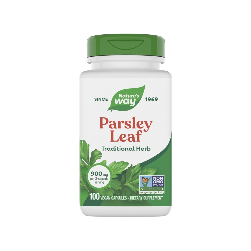 自然之路 Premium Herbal Parsley 叶子提供氯酚,100维根卡普勒