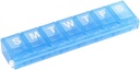 EZY DOSE 周刊(7天) 药丸案、药品计划员、维生素组织者、小锁比较以获得处方药和预防意外打捞,彩色 May Vary, BPA Free