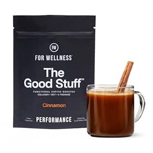 (原始内容存档于2019-09-21). For Wellness The Good Stuff Perforce - Coffee Boster QQ Collagen + MCT Powder 补充L-Thenine和抗氧化剂用于无Jitter-Free Energy & Stamina → Non-Dairy, Keto-Friendly, 30 services