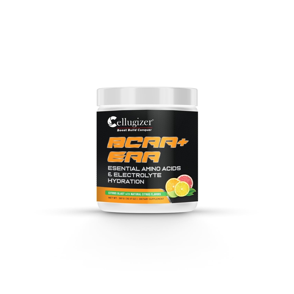 + BCAA + EAA + 电解片 + 新的和改良的 + 6.5g EAAs, 5g BCAAs, 水力母体 + Citrus blast Flavor + 30 服务