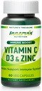 Immune Boost Complex – 维生素C 900mg,D3 2500 IU & Zinc 25mg 用于Immune系统支持,72 Veggie Caps QQ 内维维营养