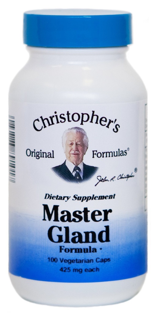 Christopher的原始配方 Gland主配方,375毫克,100个蔬菜瓶