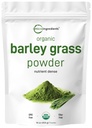 有机大麦草粉,16 Ounces US Grown → 富含维生素、矿物、纤维、抗氧化剂 → 超食品绿化促进免疫健康和消化混合支持 → 非GMO