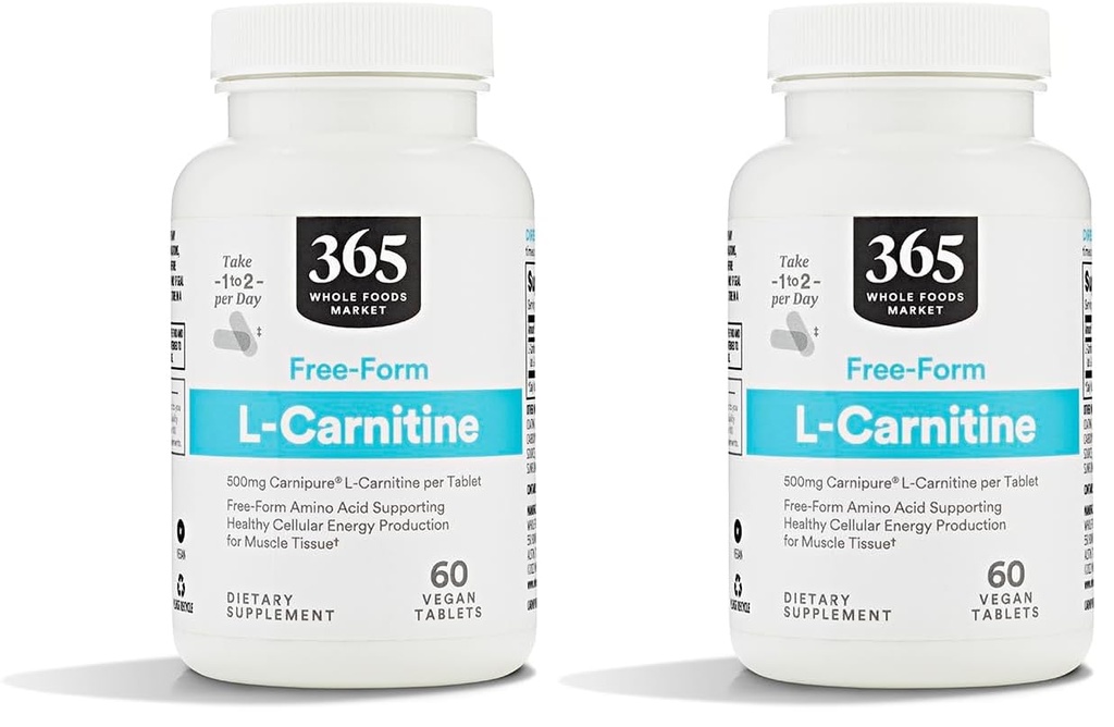 全食品市场,L Carnitine 500mg, 60 cm(包装2)