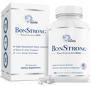 Nano Calcium 补充 – 7-in-1 Bone 支持 MSM,维生素D3,K1,镁,锌 – 女性和男性的高吸收性钙 – 骨骼和联合的维生素 – 在美国制造 – 120 Capsules