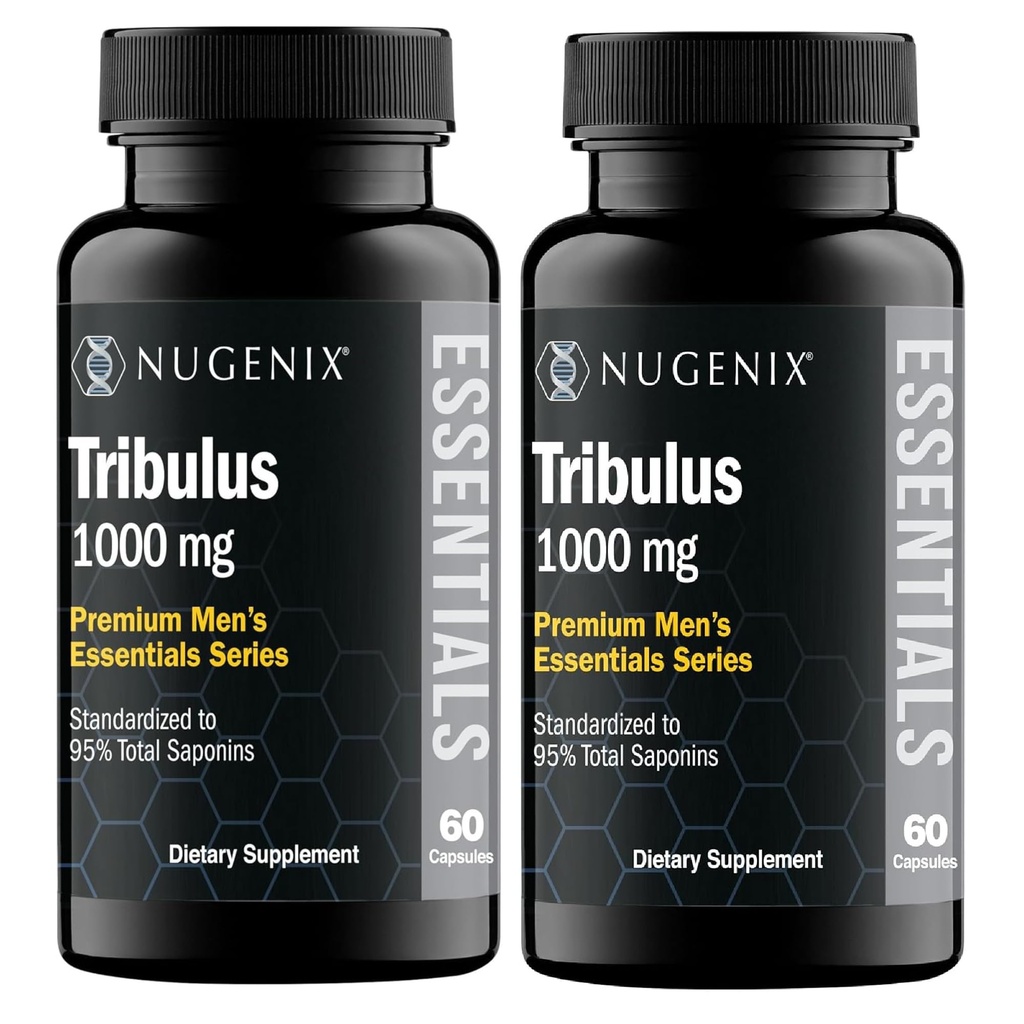 Nugenix Musicals Tribulus Terrestris for Men 提取 - 95% 萨波宁人总数,1000mg 高潜力,超强,120 计数