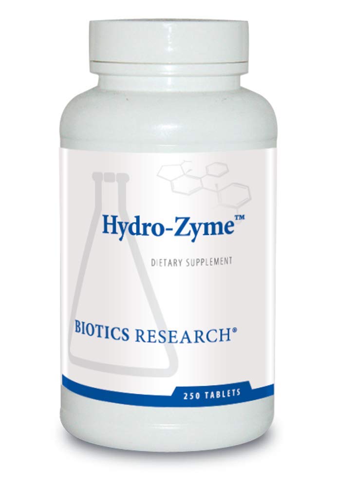 生物研究 Hydro ZymeTM - 女性和男性的消化酶(Enzimas Digestivas) - 含有Betaine HCL的消化酶 – 支持健康胃pH和Immune健康-250酶