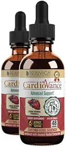 Rejuvica Health Cardiovance - 心脏支持补充 - 液体交付更好的吸收 - 霍桑,Hibiscus, Arjuna, Olive Leaf & More!