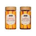 JUGO Beauty + ACV Gummys Bundle – Collagen, Biotin & Apple Cider 葡萄酒 – 支持头发,皮肤,钉子,古特健康与代谢 – 100% 蔬菜 & Gluten-free