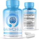 Chill Pill Happy Pills Mood Stabiliers 妇女和男子与Magnolia Bark 60 Capsules 在美国设计 - DHH-B Dihydrohonokiol-B Calm Pills 矿物与冷冻与健康平衡公式