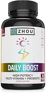 周日靴 - 女性和男性的亲生多维素,免疫支持,抗氧化剂和眼部健康补充剂,配有维生素A,维生素C,Biotin & Folate 成人-30 Veggie Capsules