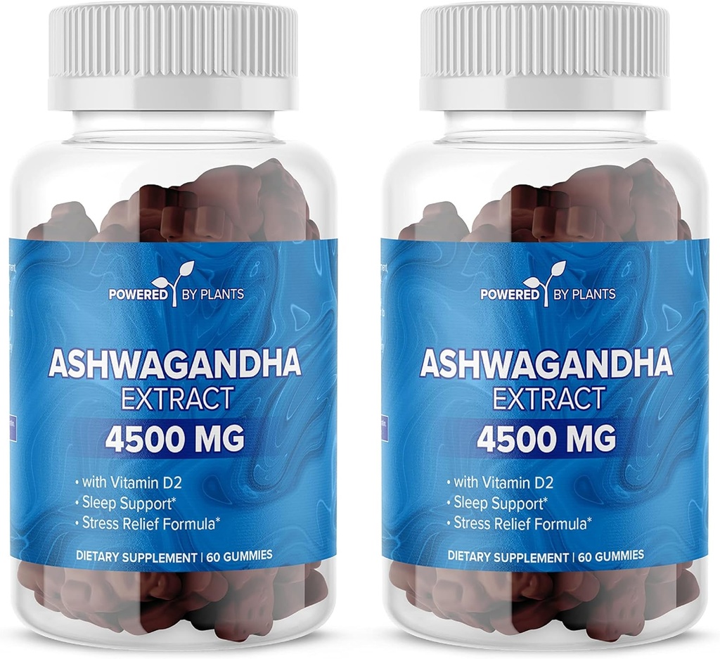 Ashwagandha Gummys - 睡眠质量、记忆和认知支持 - Ashwagandha Gummys for Men and Men Pack 2, 60 服务