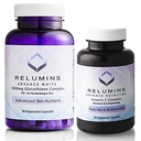 发光高级白色套件 - 1650mg Glutathione Complex (90 Capsules) 和高级维生素C 配有玫瑰 HIPS 和 Bioflavoids (60 Capsules) Bundle