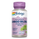 SOLARAY Ginkgo Biloba 与Gotu Kola 合作提取 - Ginko Biloba Capsules 用于脑健康支持 - Vegan,实验室验证,60天保障 - 60名服务员,60名Veg Caps(60名Veg Caps)