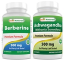 最佳自然学家 Berberine 500mg & Ashwagandha 抽取 500 Mg