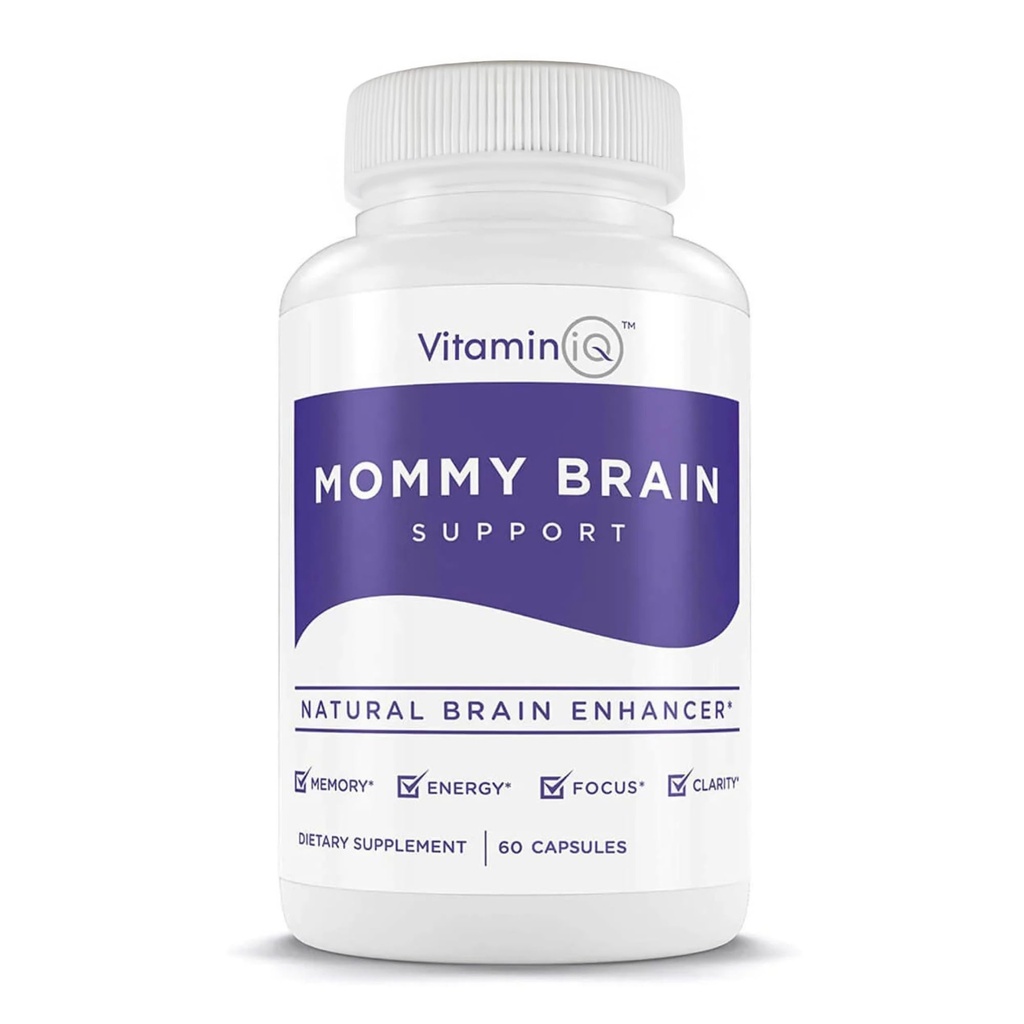 母亲脑产后补充剂(60 Capsules),用于认知健康,Mood, 与GPC和CDP Choline, Phosphatidylserine, Omega-3 DHA