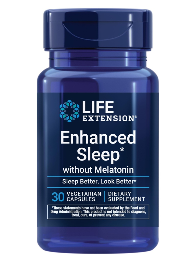 生命扩展 增强睡眠 无美拉图宁, ashwagandha, amla, casein Milk peptides, Melatonin 免费睡眠和压力支持补充, Gluten-无, 非GMO, 蔬菜, 30 Capsules