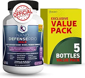 Nano Defense Pro Max 头发皮肤和钉子补充材料,Biotin Calcium Magnesium Complex, 60 Capsules, 30日供应(5)