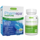 Igennus Pharmepa 恢复 EPA + 神经平衡锌、镁和维生素B6 Mood Health Bundle 供关注和关注
