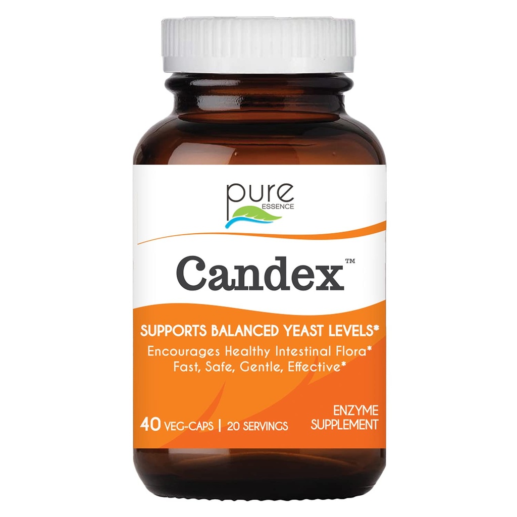 纯Essence Candex补充剂 -- -- 含有消化酶的Yeast Over growth补充剂,Yeast Infection Probiotive Aid for Men and Women -- -- 40 Capsules