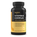 LEGION Vitamin B-Complex (120 Capsules) - 含有Choline和Inositol支持Mood和liver函数的维生素B复合体 - Vegan B 复合维生素支持能量代谢和肌肉函数