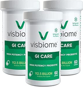 Visbiome GI Care - 高概率增生 - 112.5亿 CPU活性增生药,原产于美国,180 Capsules.