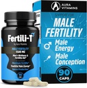 Fertili-T Man Male Fertility Support | 1500 MG | 90 Capsules | Boosts Sperm Health, Energy & Wellness | Optimizes Natural Fertility | Easy-to-Swallow (1)