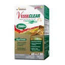 LABO 营养 VesseCLEAR CX: Nattokinase NSK-SD + Gamma Oryzanol 用于清洁血船和健康老龄化,日本最临床研究,支持健康胆固醇,心脏,维冈,酸-距离