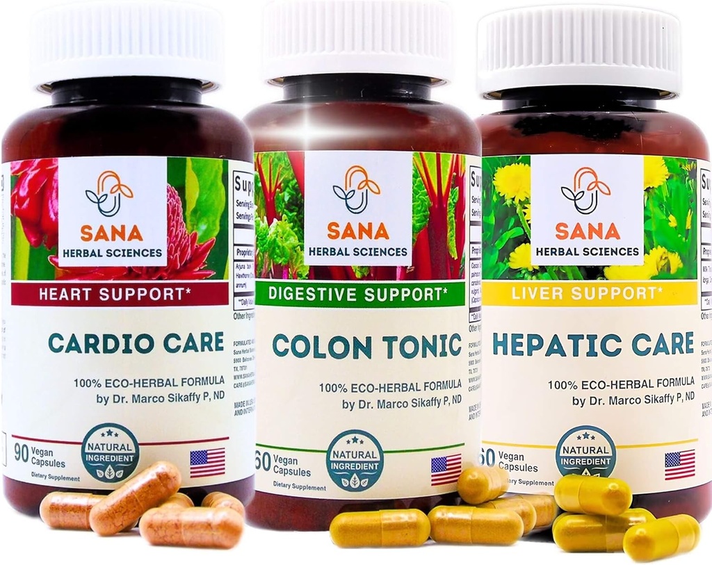 Full Body 15 Day Detox with 15 Organic Herbs | Colon Cleanse, Artery Plaque Removal, Liver Cleanse | All-Natural Wellness Supplement | Easy-to-Swallow Capsules | by Dr. Marco Sikaffy