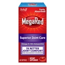 MegaRed 353mg Omega-3 Krill油联合护理补编,配有EPA/DHA脂肪酸、抗氧化剂、Hyaluronic酸、与鱼油一样无鱼肉酱、60个软胶