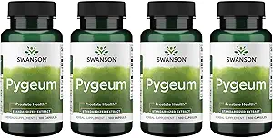 Swanson Pygeum -- -- 促进男性前列腺健康的草药补充剂,Bladder和尿道切除健康支持 -- -- 男子健康补充剂 -- -- (100卡普勒,每包125毫克)