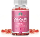 Multi Collagen Complex 200MG + Biotin 3000MCG + 维生素C 50MG - 推广健康头发,美丽皮肤,和钉支撑! 120盖,60天供应