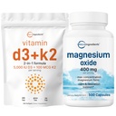 微成份 维生素 D3 5000iu + K2 100mcg 软胶和氧化镁 400mg Bundle Pack → 基本阳光维生素 → 最大浓度的元素形式