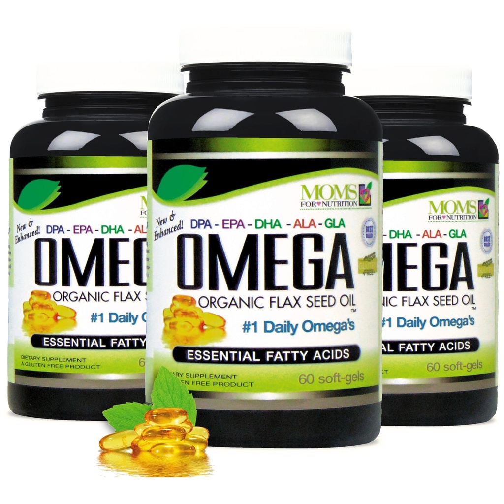 天然Omega 3-6-9 Blend DA、EPA、DHA、ALA和GLA -- -- 有机叶草籽油加野生捕捉的天然鱼油 -- -- 2 800多毫克强力 -- -- 美国制造 -- -- 60种软胶(3包)