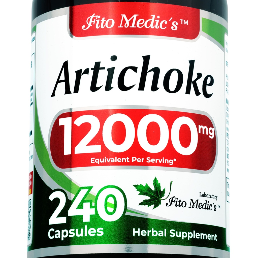 FITO MEDIC's Lab → Artichoke extract → Artichoke Extract → Artichoke Extract Capsules →240 Capsules →12000 mg → alcachofa.