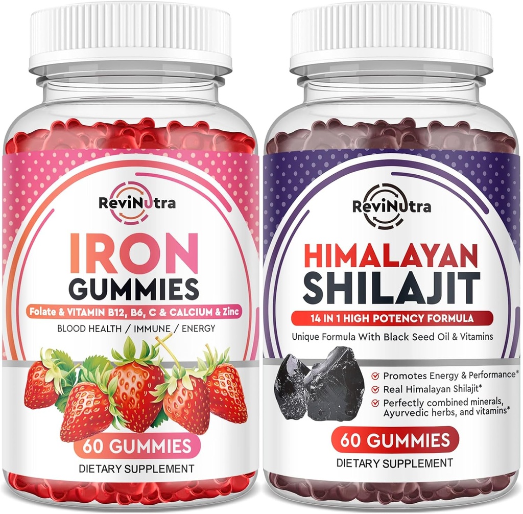 成人和孩子们的铁质胶囊 Shilajit 喜马拉雅胶囊