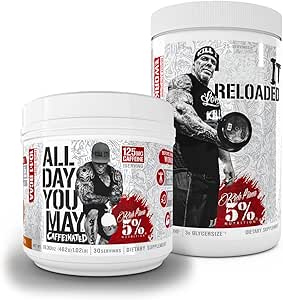 5% 营养 富人皮亚娜 Bundle | All Day YouMay Cafeated BCAA 粉(南方甜茶) + 重装高强度预选(Fruit Punch)