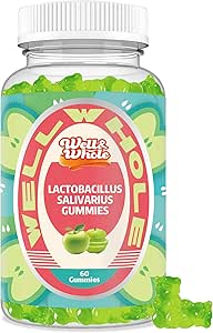 食肉动物(Lactobacillus Salivarius Gummys 100亿 CMU) - 支持消化健康,Immune*功能,和口腔健康 - 非转基因生物,Vegan,60个计数