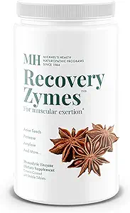MICHAEL的Naturopathic健康方案 恢复Zymes - 1000 肠内合肥 pH 稳定板 - 蛋白质解酶补充 - 支持自然炎症反应 - 166 服务