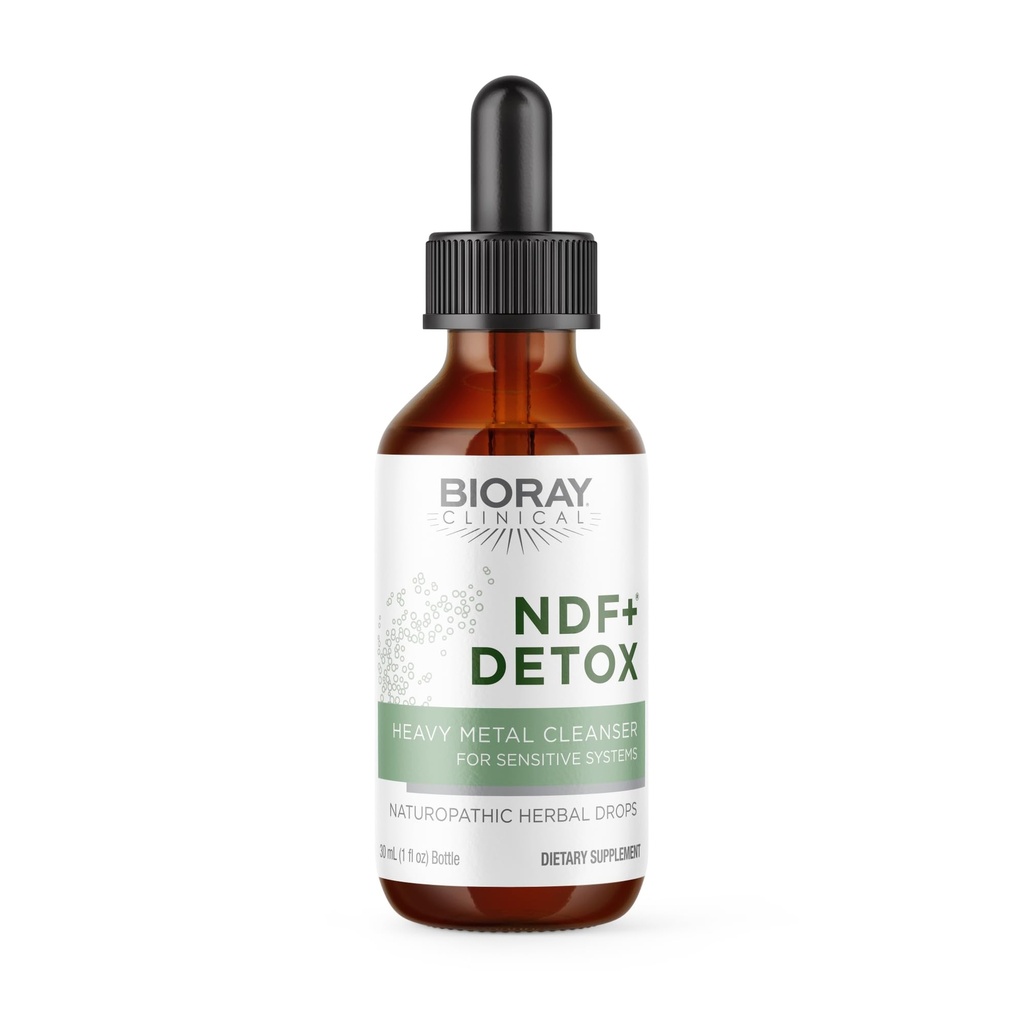 BIORAY 临床 NDF + - 1 fl oz - 自然去除体内的毒素 - 非GMO, 蔬菜, Gluten Free