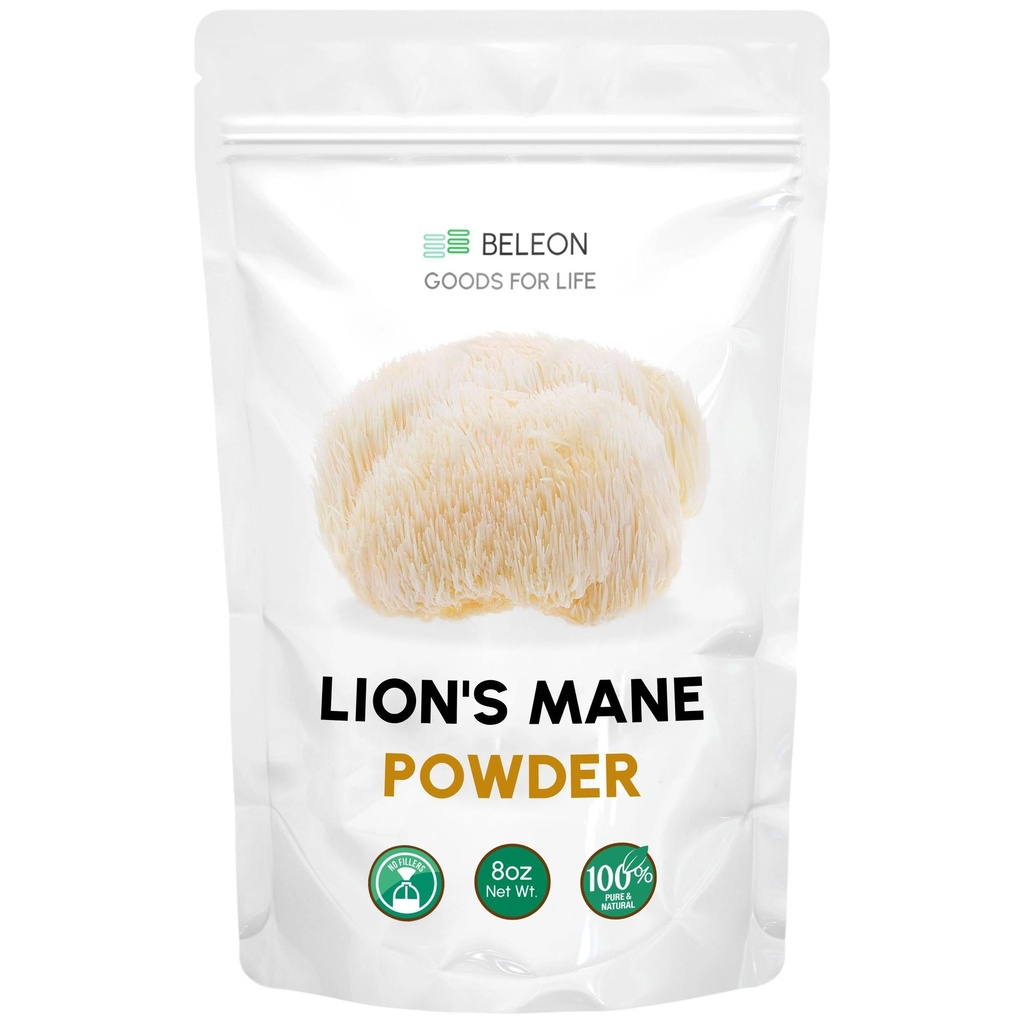 狮子玛尼粉 8 oz - 纯狮玛尼蘑菇 配抗氧化剂 维根粉