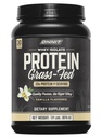 ONNIT Grass Fed Whey 隔离蛋白粉,香草Flavor,Whey 蛋白粉补充剂,支持肌肉增益和健身恢复,每塔30人,30.7 oz