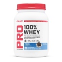 GNC Pro 性能 100% Whey蛋白粉2.0,快速吸附肌肉强度和复苏,饼干和奶油,25种服务