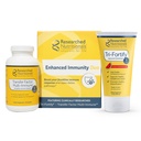 研究营养素 Liposomal Glutathione(450mg) + Colostrum & Mushrooms 豁免补充 - 强化豁免 Duo - 三加固西瓜 + 转移因子 多硫化物(2块集)