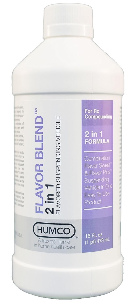 Humco Flavor Blend, 16 oz. (英语). 燃烧的悬浮车用于复合。 大众制药复合基地. 混混探员
