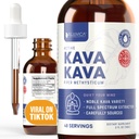 Rejuvica Health Kava Kava 根提取补充 - Active Kava Kava - Potent relaxation & calm - Liquid 提取 - Piper Methysticum - Noble Variche - 自然发生卡瓦利酮 - 48 services