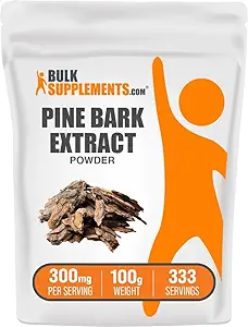 Bulk Assupports.com 松木巴克提取粉末 - 草药补充剂 松木巴克粉末 - 抗氧化剂支持,Gluten Free - 300mg per service, 100g (3.5 oz) (Pack of 1)